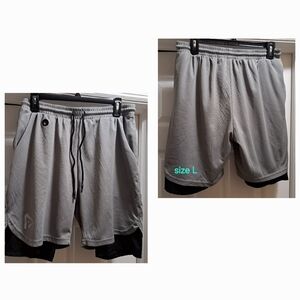 2 in 1 athletic short